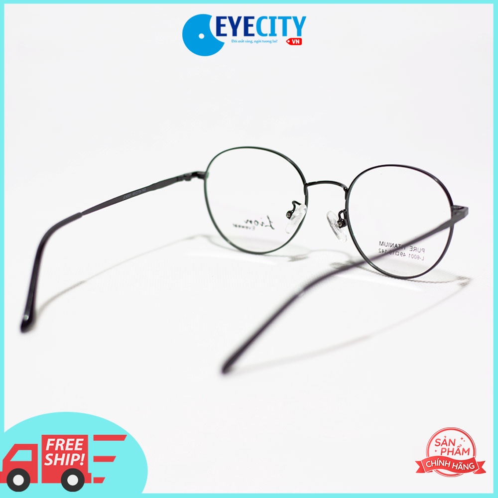 Gọng kính kim loại Pure-Titanium Lion siêu nhẹ L-6001 nhiều màu