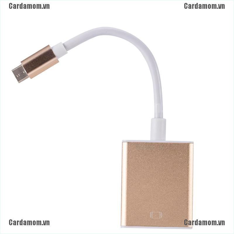 {carda} USB 3.1 Type C To VGA Adapter Cable USB-C Male To VGA 1080p Female Converter{LJ} | BigBuy360 - bigbuy360.vn