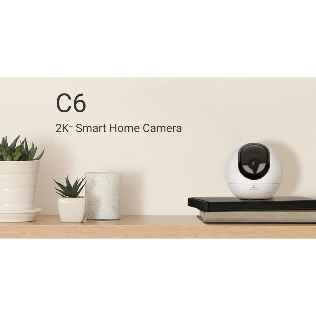 Camera wifi không dây, camera gia đình Ezviz C6 TY1 4MP 2K AI,xoay 360 Độ, Đàm thoại loa 2 chiều - Hàng chính hãng