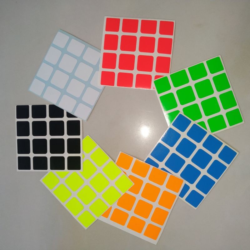 Phụ kiện miếng dán cho Rubik sticker 4x4