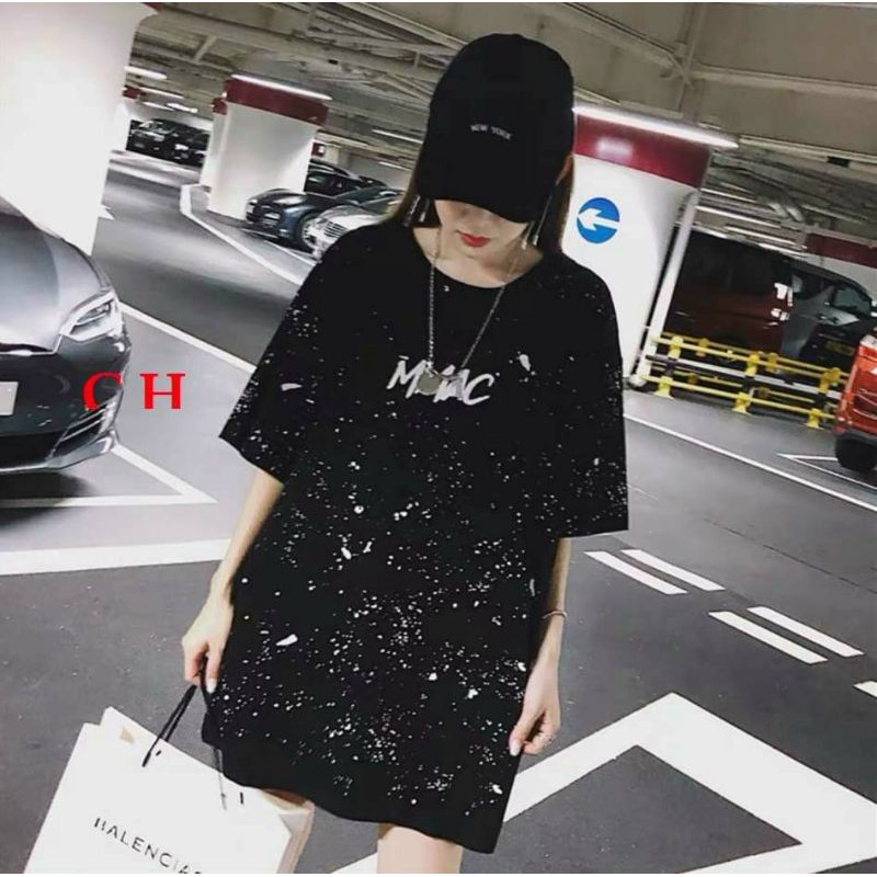 Áo thun tay lỡ kim tuyến óng ánh - Áo phông rộng Unisex PM