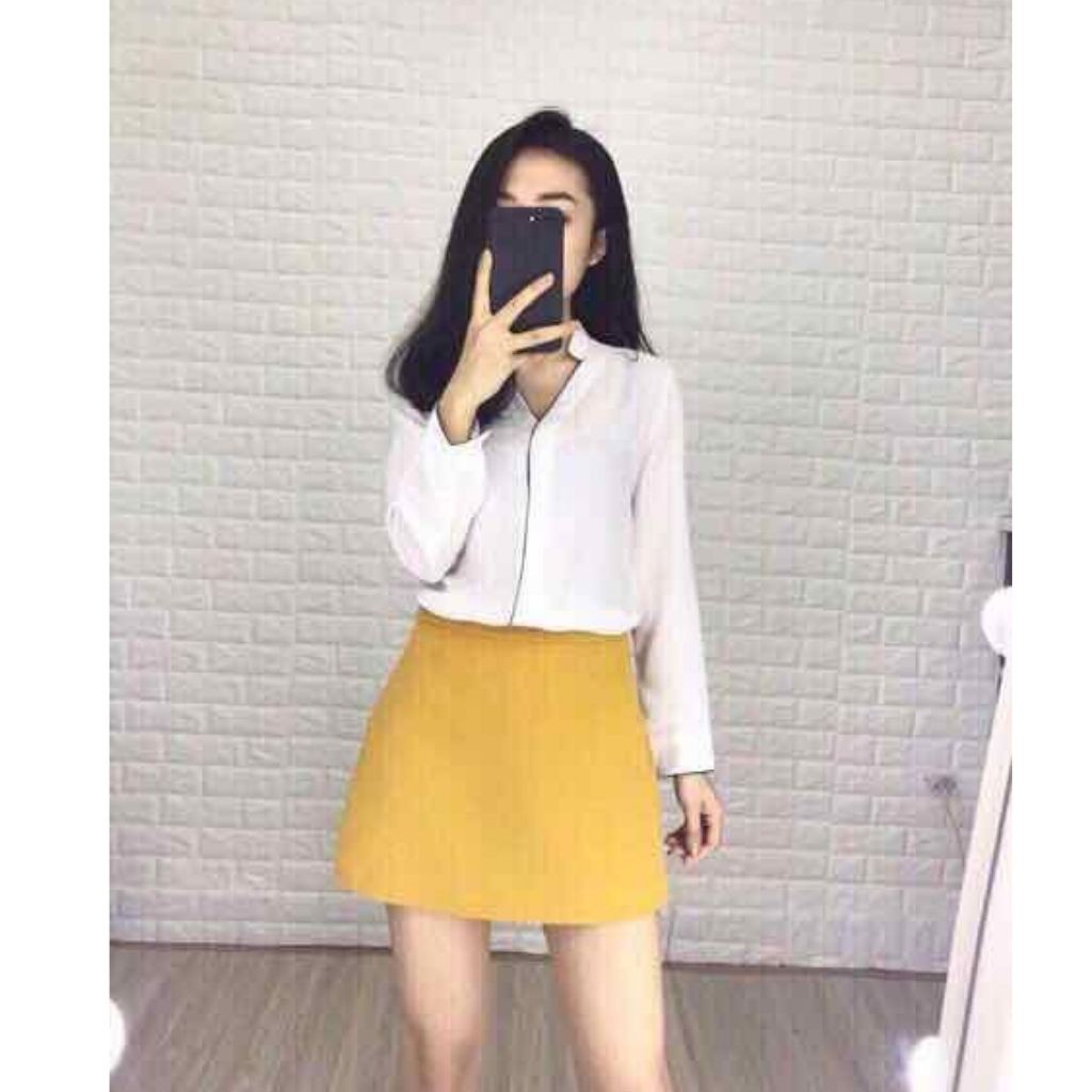 Quần giả váy chữ A lưng cao có quần lót trong chất vải vimter l1 sẵn 4 màu phối đồ siêu xinh | BigBuy360 - bigbuy360.vn