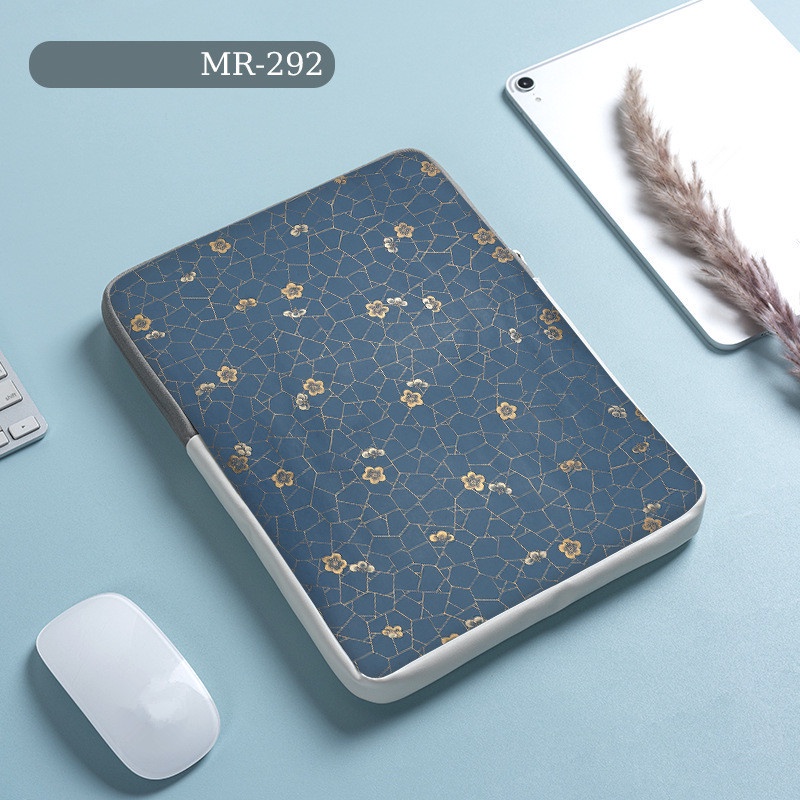 WayYoung/ XTL Túi Da Chống Sốc Chống Thấm Nước Họa Tiết Hoa Vàng Tinh Tế Cho Surface Air Pro Acer Dell 10 11 12 13 14 15 inch