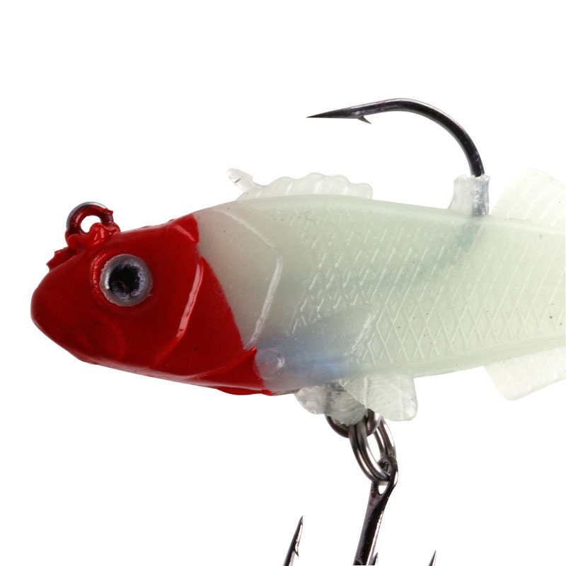 Mồi Câu Cá Nhân Tạo Mềm Có Móc Tiện Dụng