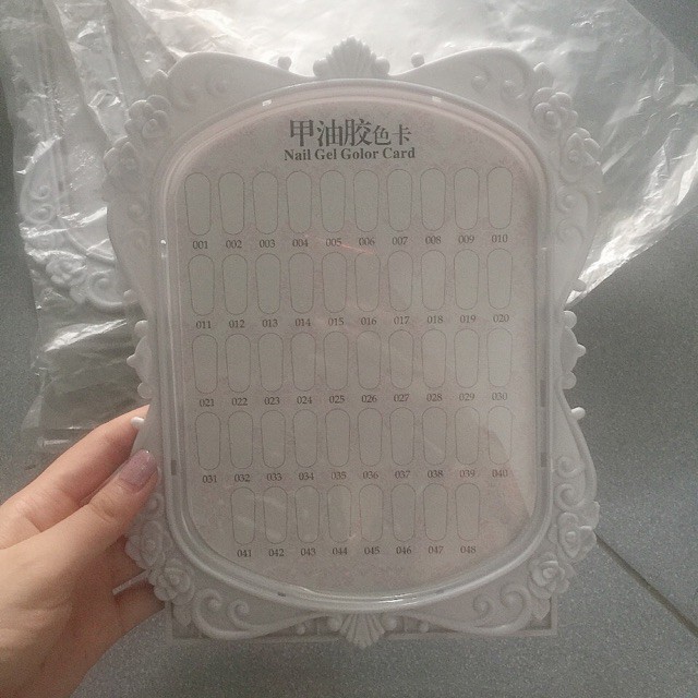 Khung nhựa trưng bày móng mẫu mms
