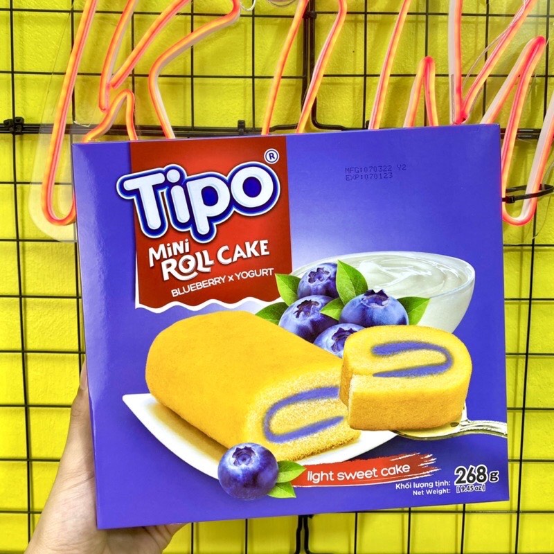 Thanh Hoá - Bánh bông lan Tipo sữa chua việt quất 268g