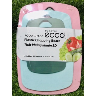 Set 3 thớt nhựa kháng khuẩn