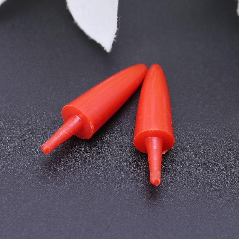 Set 50 Mũi Người Tuyết Bằng Nhựa 12x23mm Làm Đồ Thủ Công Cho Bé DIY