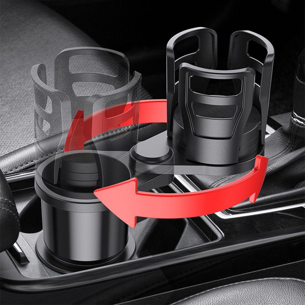 LET Giá Đỡ Cốc Chống Trượt Xoay 360 Độ Cho Xe Hơi°Thiết Bị Điều Chỉnh Xoay Tròn 2 Trong 1 Tiện Lợi