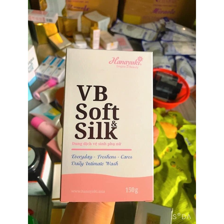 DUNG DỊCH VỆ SINH HANAYUKI VB SOFT SILK 150G CHÍNH HÃNG - 10629