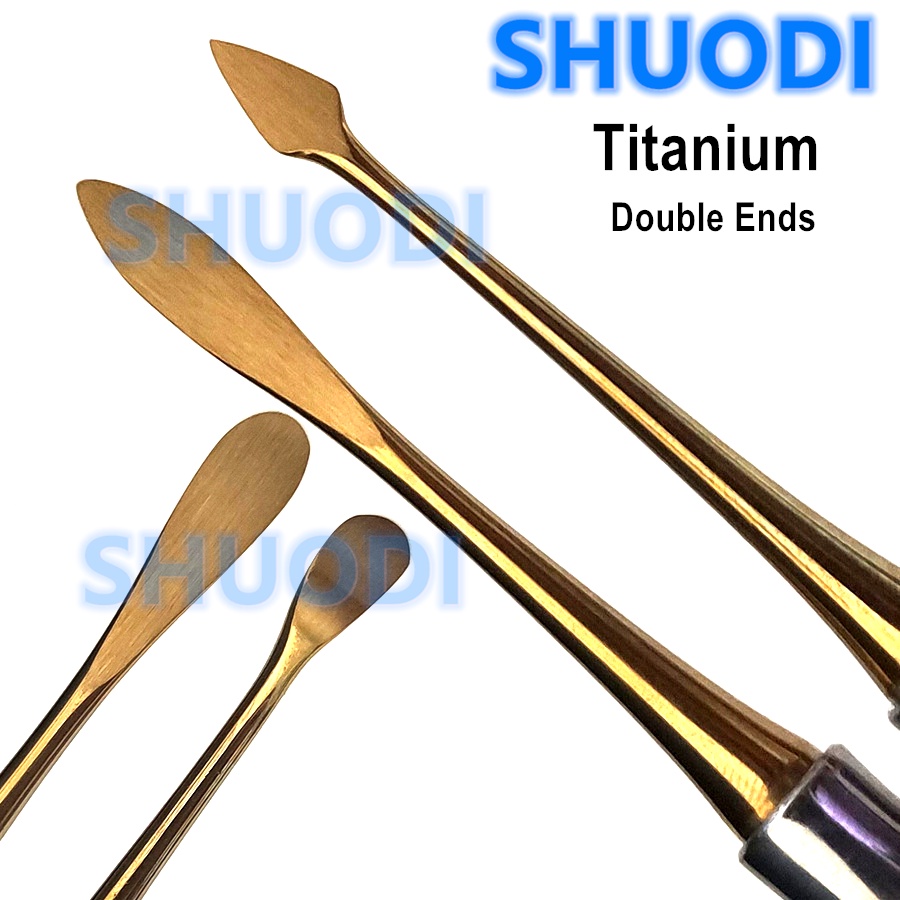 Dụng Cụ Cắt Cạnh Nha Khoa Hai Đầu Bằng Titan Phản Quang