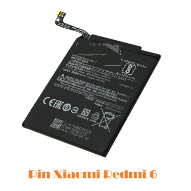 Pin Redmi 6 /redmi 6a BN 37