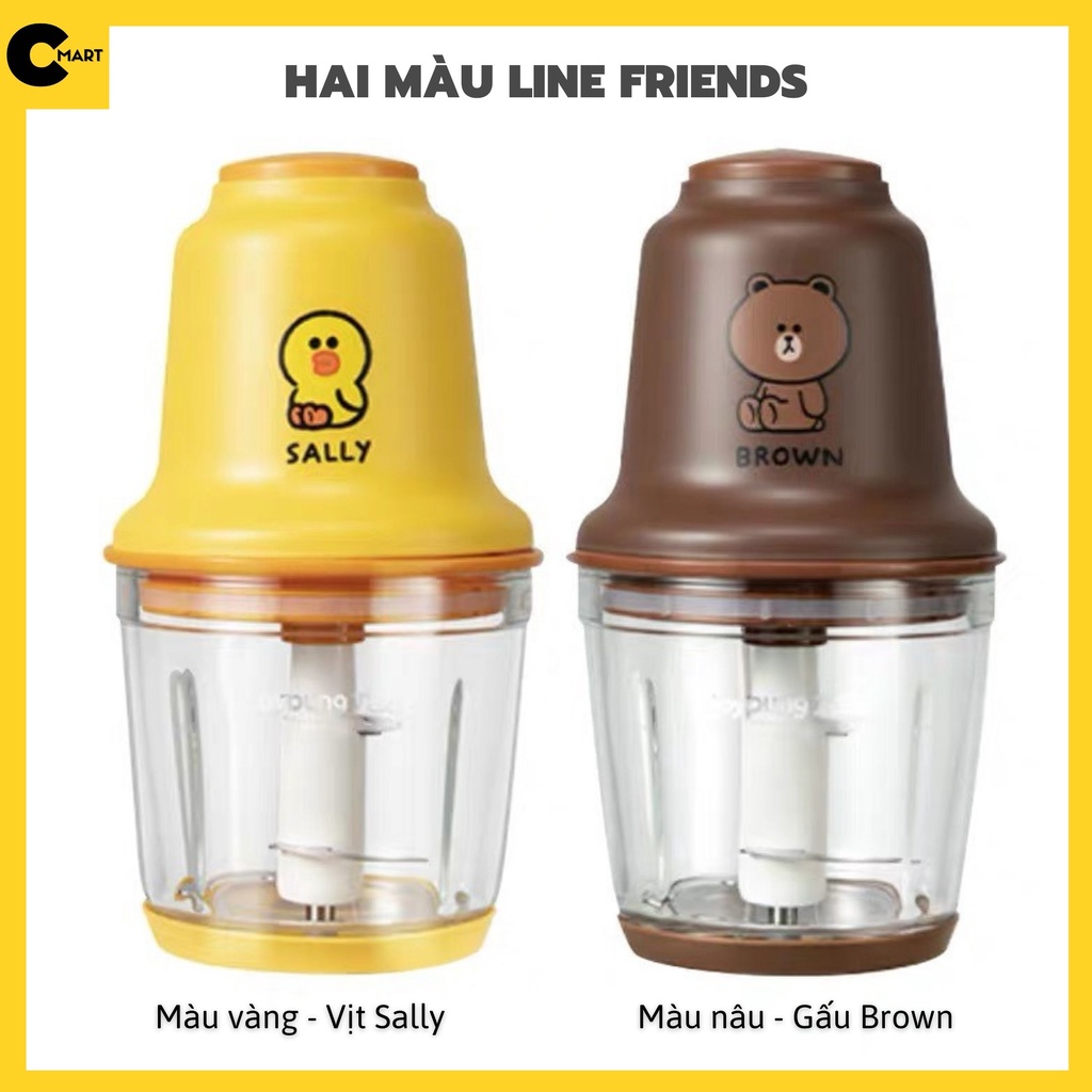 Máy Xay Sinh Tố Hoa Quả Ăn Dặm Mini Dung tích 0,6L JOYOUNG LINE FRIENDS S6-LA520XL [CMART_GIA DỤNG TIỆN ÍCH]