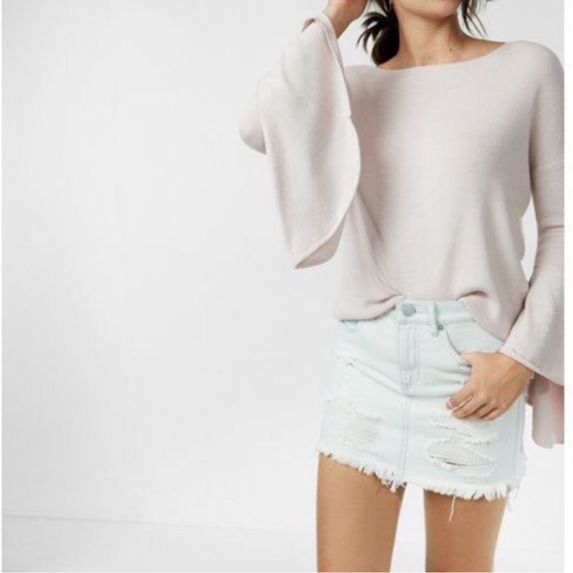 Chân váy jeans Express xuất xịn