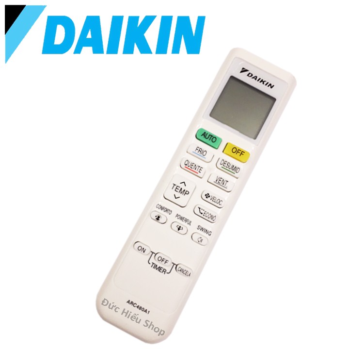 Remote điều khiển máy lạnh DAIKIN - Remote điều khiển điều hòa DAIKIN - Đức Hiếu Shop