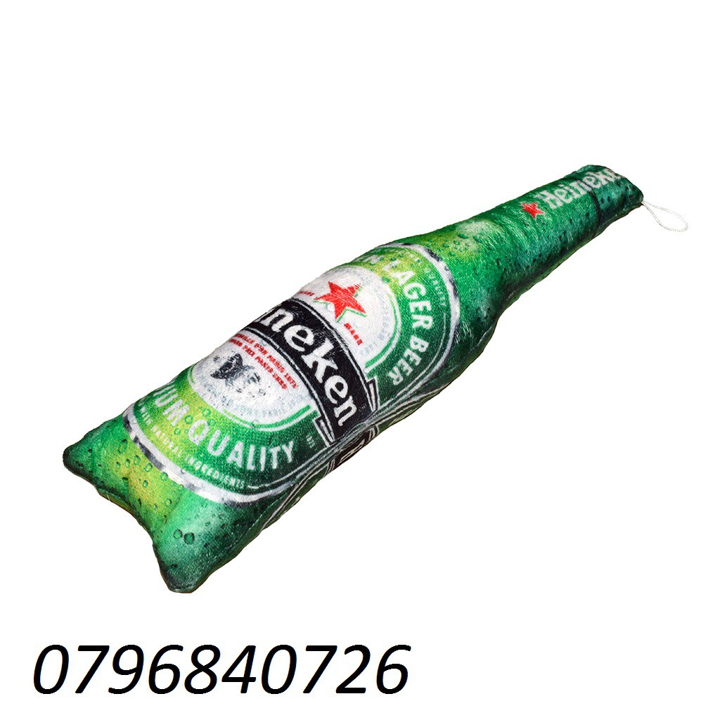 Chai bia nhồi bông