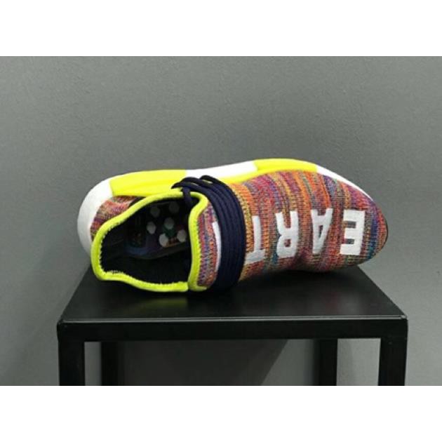 ADIDAS HUMAN RACE NMD Giày thể thao cao cấp phối thổ cẩm độc đáo dành cho nam và nữ -bh 12