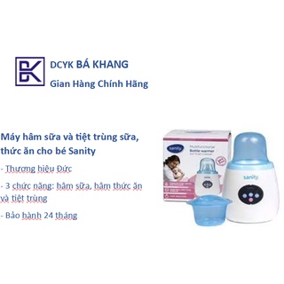 Máy hâm sữa và tiệt trùng sữa, thức ăn cho bé Sanity