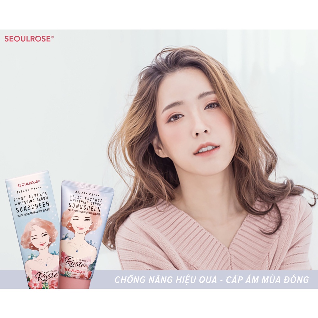 Kem chống nắng Rosie Seoul Rose [ hàng cty kèm quà tặng ]