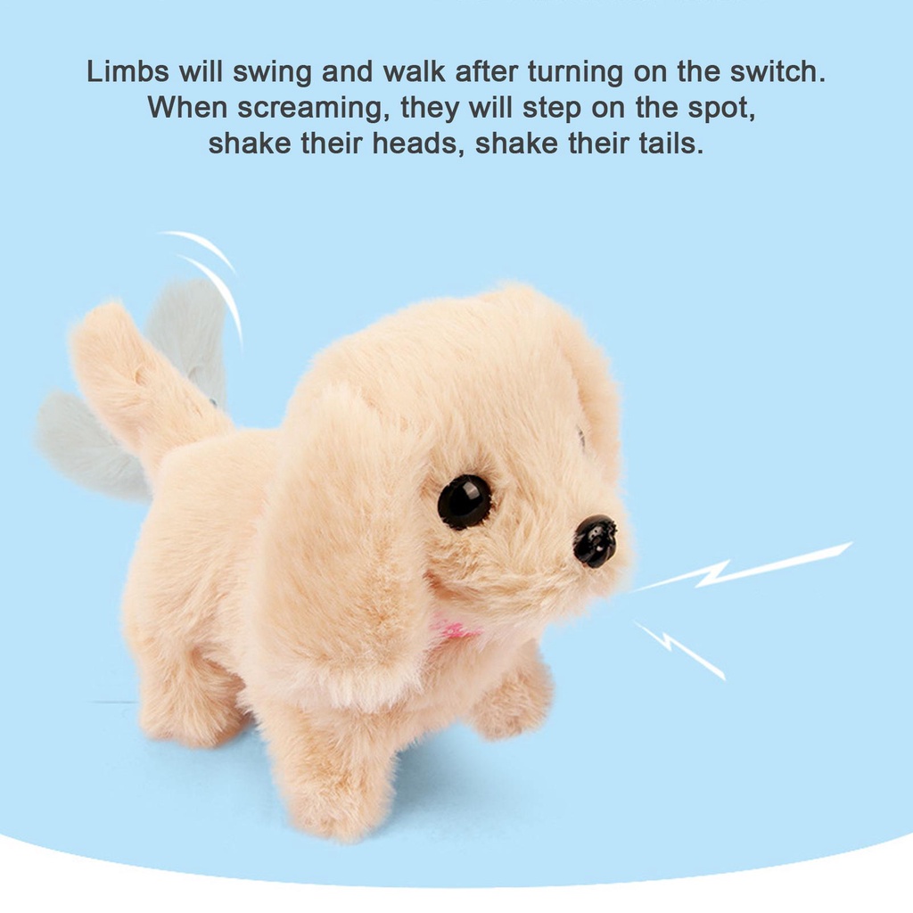 Đồ Chơi Nhồi Bông Hình Cún/Thỏ Nhồi Bông Phát Ra Âm Thanh Tương Tác Cho Bé