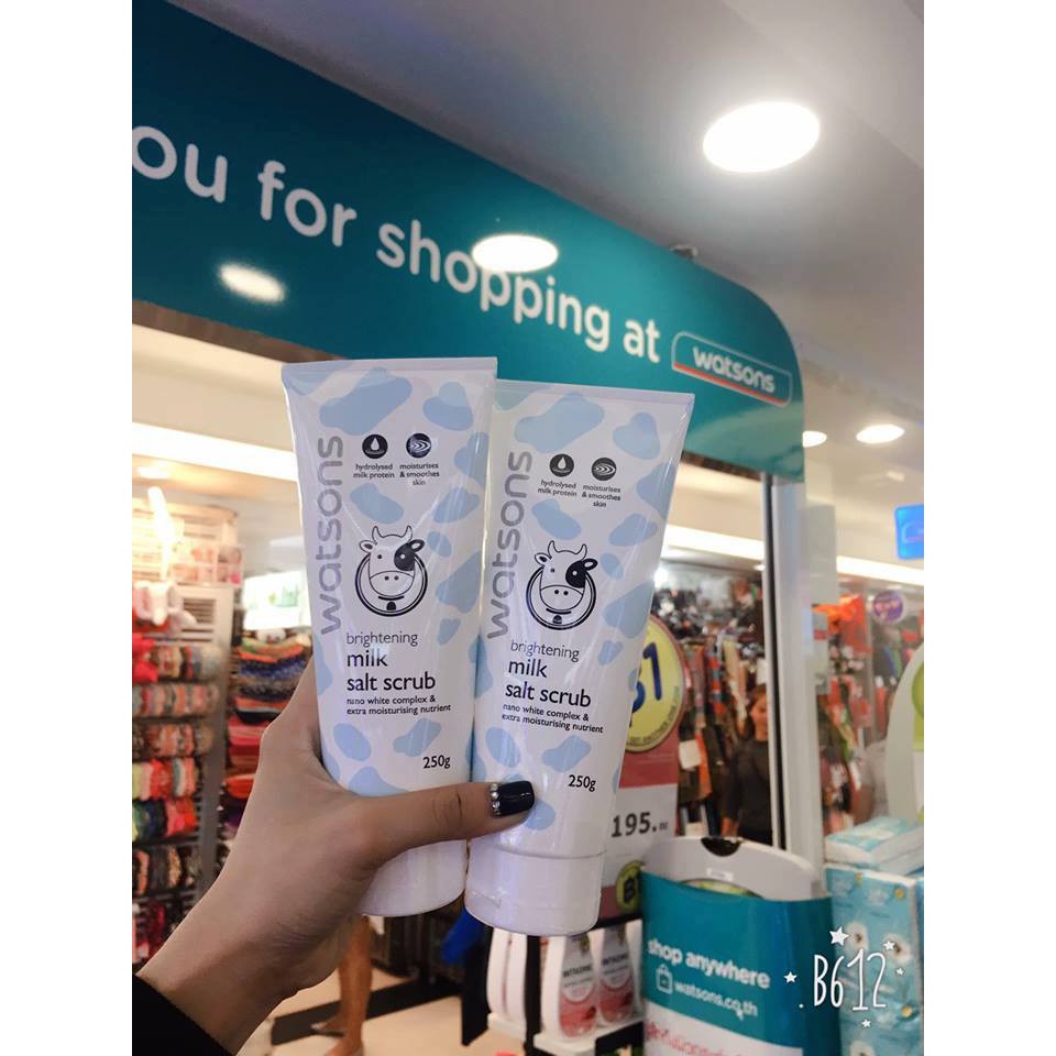 Tẩy Da Chết Muối Bò Watsons Milk Salt Scrub