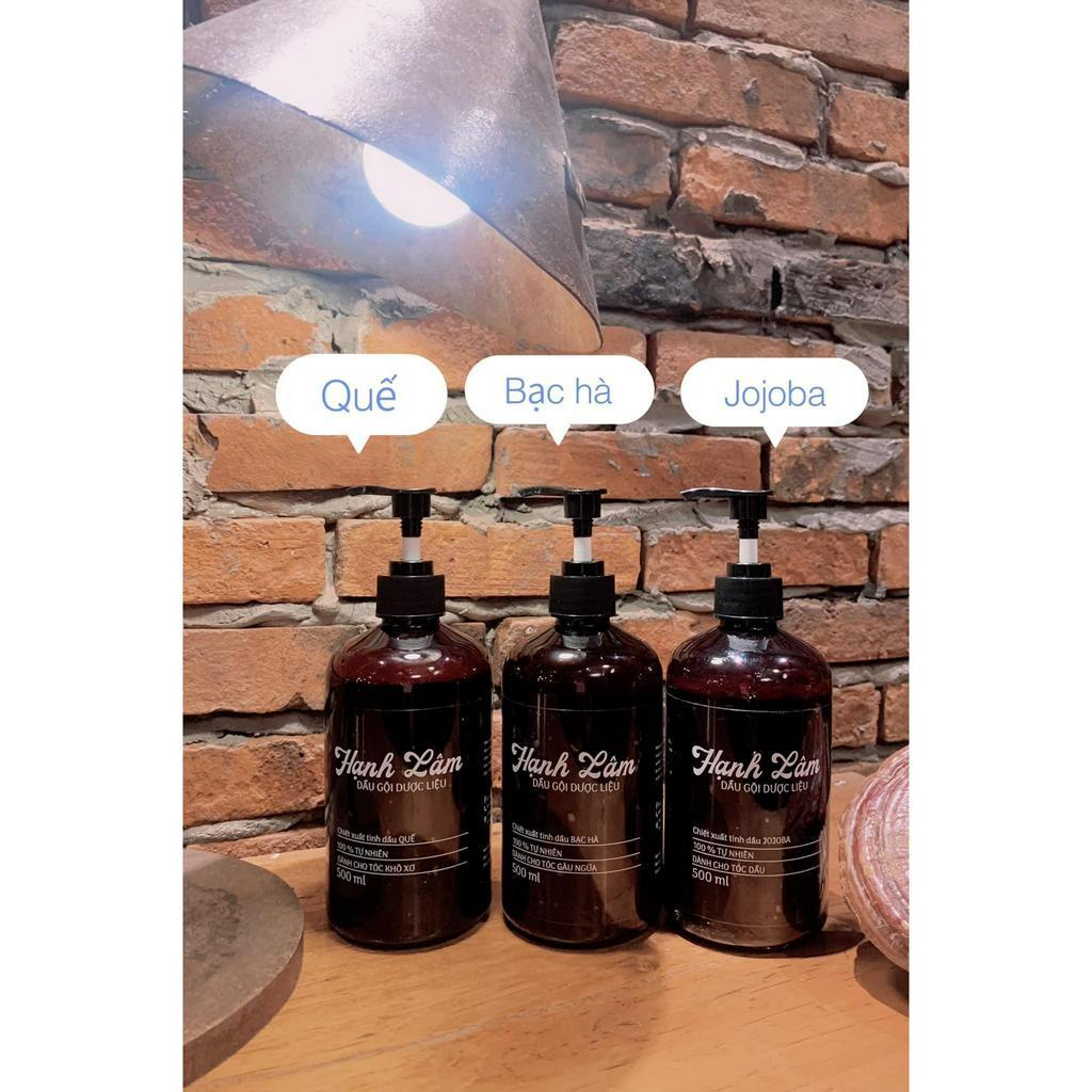 Dầu gội Dược Liệu Hạnh Lâm ngăn tóc gãy rụng, phục hồi hư tổn, ngăn gàu ngứa, làm sạch tóc dầu
