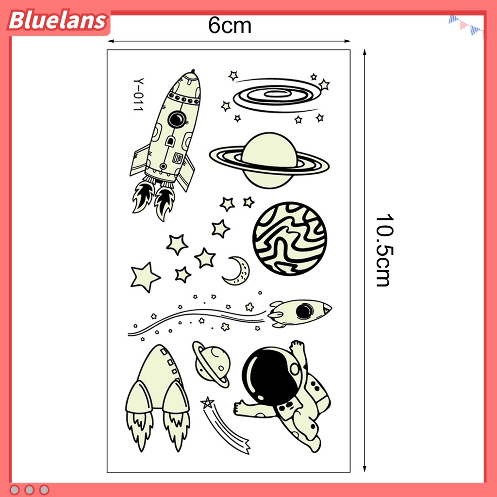 Hình Xăm Tạm Thời Bằng Giấy Họa Tiết Vũ Trụ Dễ Thương Thân Thiện Với Môi Trường