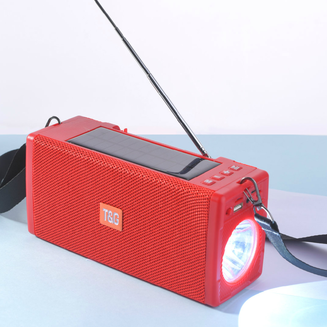 Loa Bluetooth Tg-188 Tws + Đèn Pin Năng Lượng Mặt Trời Đa Chức Năng