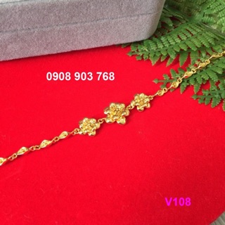 Vodng hoa xi vàng 18k cao cấp V108 Phát Lộc