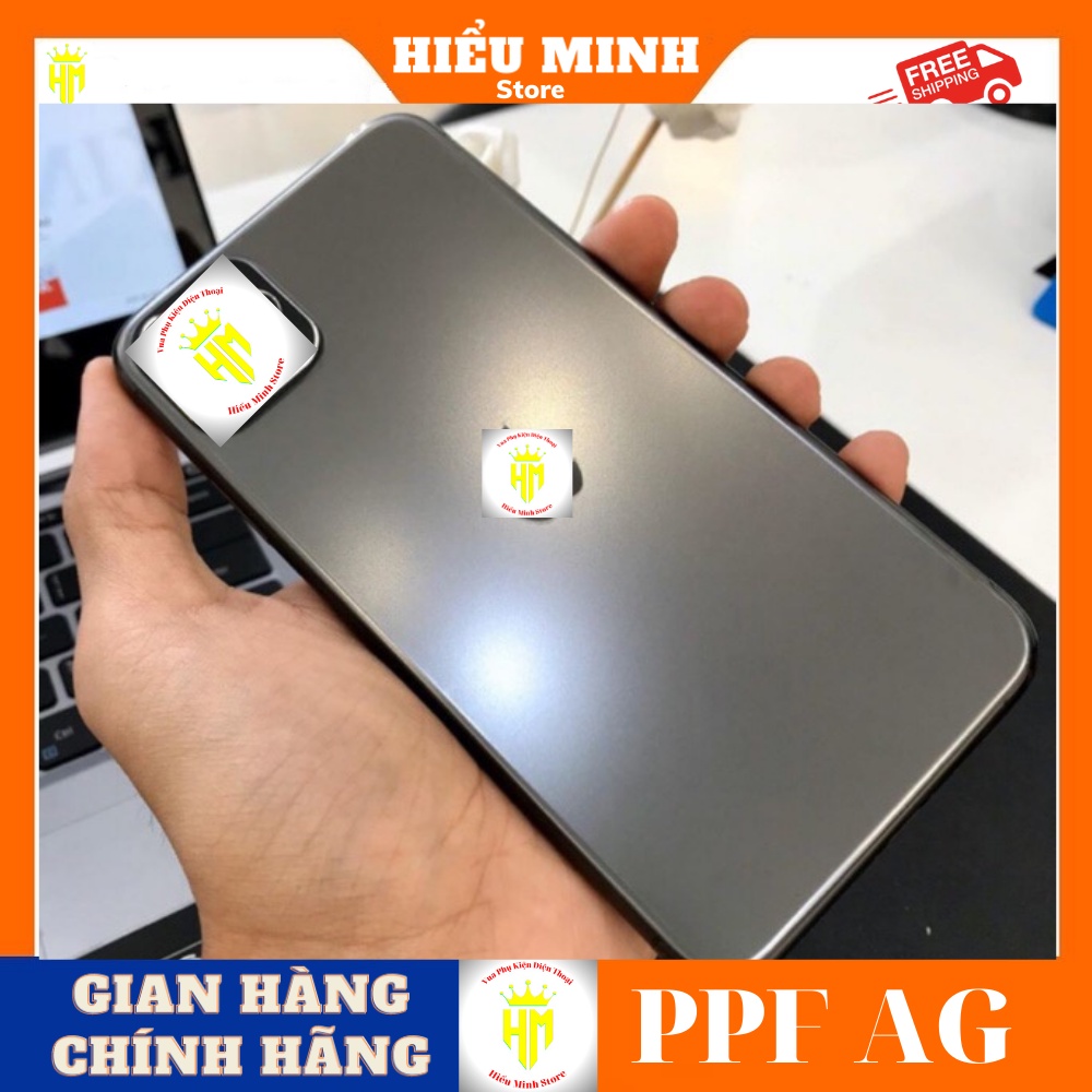 Dán Mặt Sau PPF AG nhám chống vân tay dành cho iphone,bảo vệ toàn bộ iphone