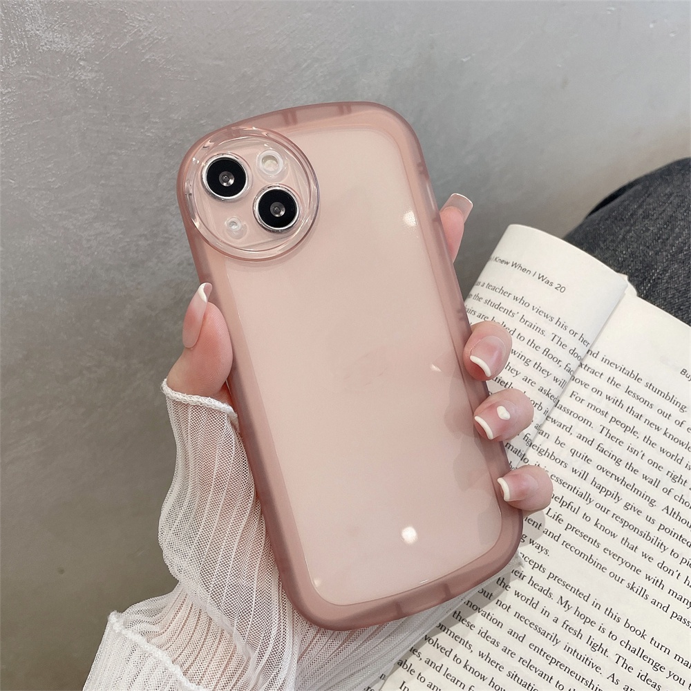 Ốp Điện Thoại Dẻo Màu Macaron Hình Oval Cho VIVO Y12S Y12A Y20 Y20S Y20i Y21T Y33S Y33T Y21S Y21A Y11 Y12 Y12i Y15 Y17