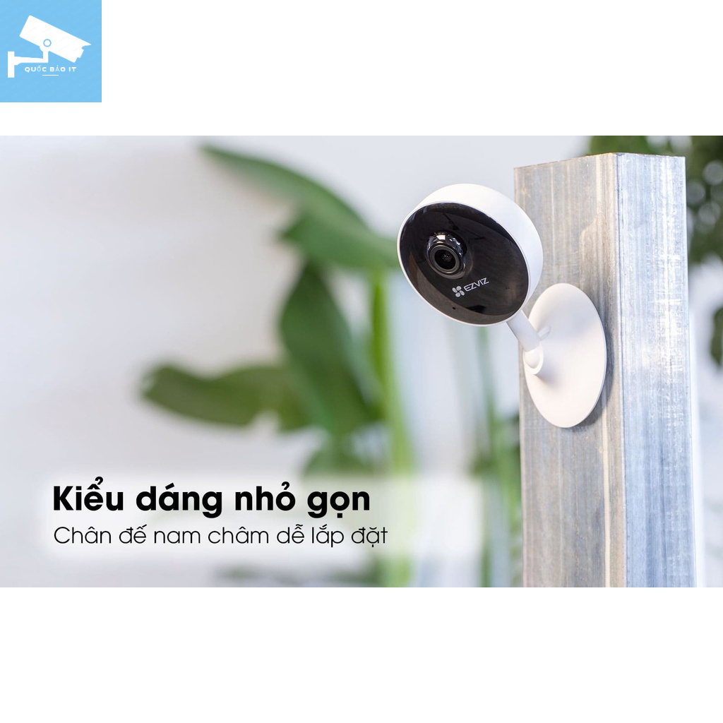 Camera WiFi Ezviz C1C B 1080P chuẩn nén H.265 Góc siêu rộng - Chính Hãng