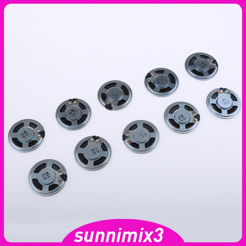 Set 10 Loa 40x40mm 8ohm 0.5w Thay Thế Chuyên Dụng