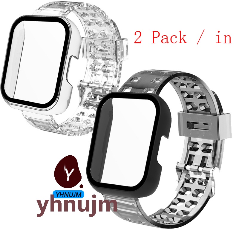 Ốp Lưng PC + KíNh CườNg LựC BảO Vệ MàN HìNh Cho amazfit bip 3 pro Smart watch + amazfit GTS 4 GTS4mini