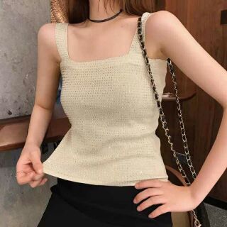 Áo 2 dây đính đá Quảng châu