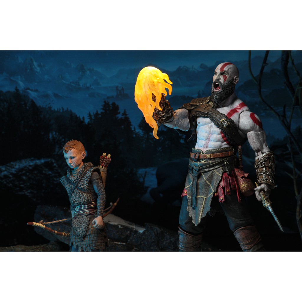 Mô hình Kratos & Atreus God Of War Ultimate NECA