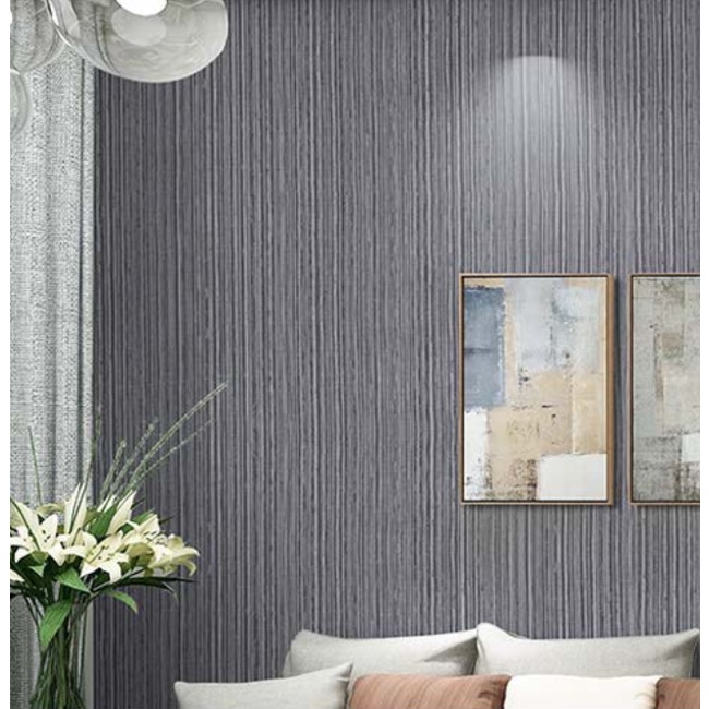 Decal dán tường GÂN XÁM ĐẬM khổ 60CM (giá 1m dài)