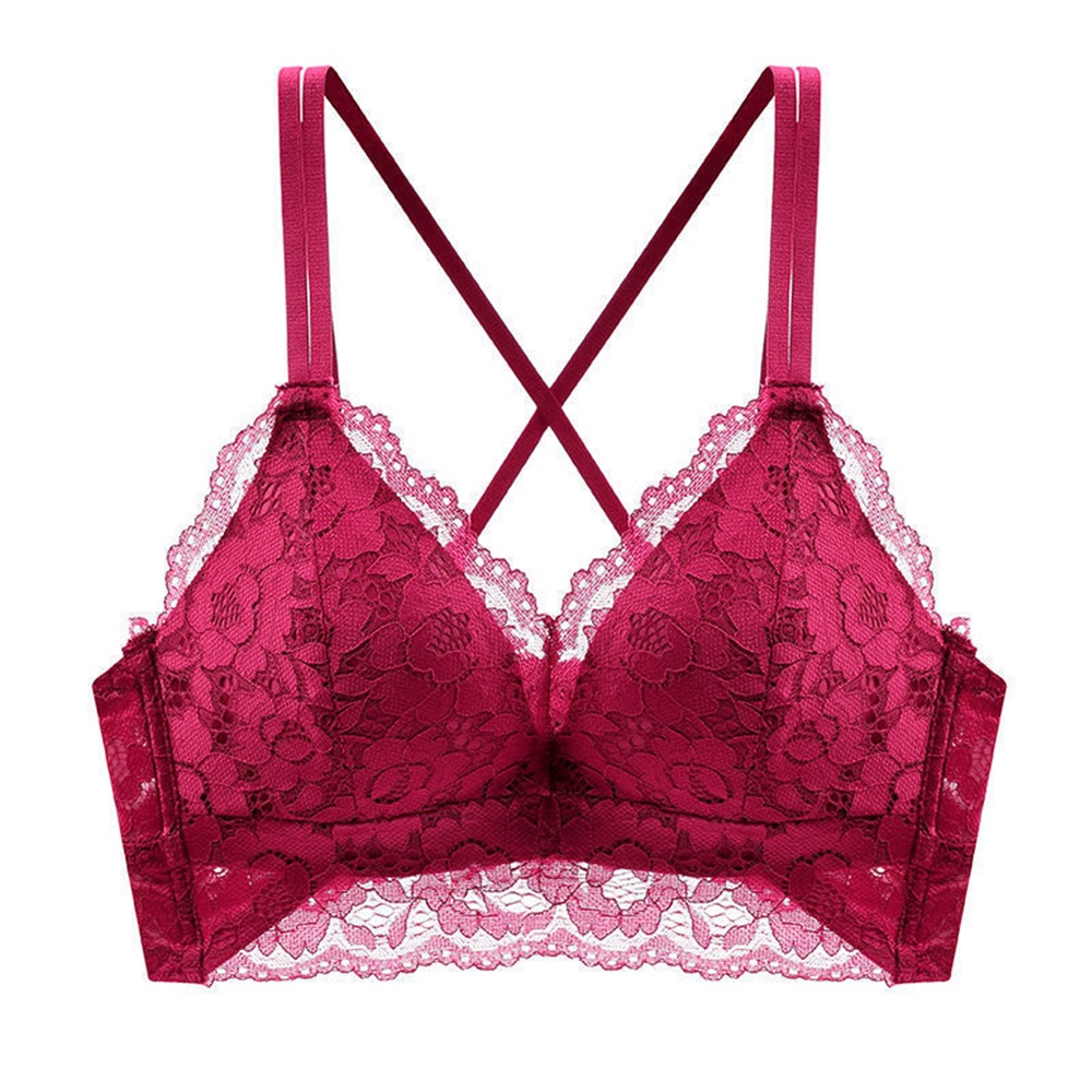 Áo Lót Nâng Ngực 3 / 4 Phối Ren Màu Sắc Nhã Nhặn