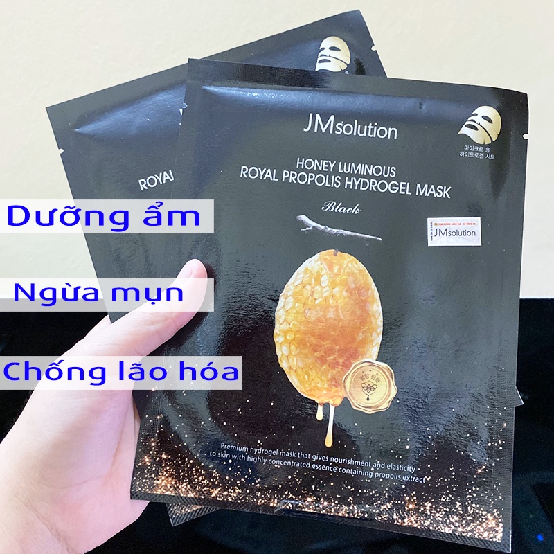 JMSOLUTION Mặt Nạ Jelly Thạch (miếng lẻ) Ngọc Trai Hoa Hồng Sữa Ong Chúa Dưỡng Trắng Dưỡng Ẩm Chống Lão Hóa Nhập Khẩu