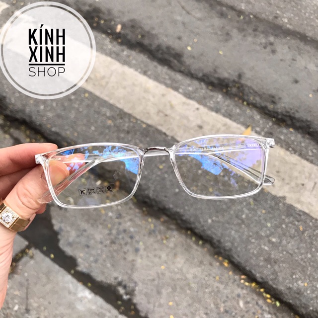 Kính gọng Mắt vuông nhựa dẻo Form nhỏ - D002167