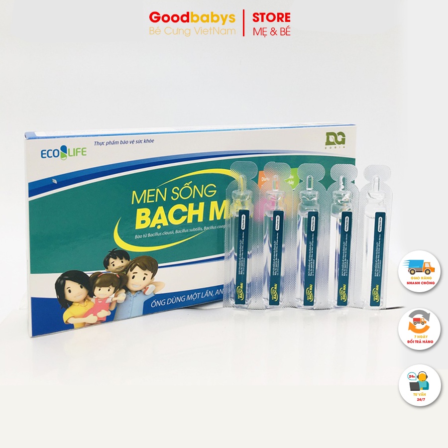 Men sống bạch mai (dùng cho trẻ táo bón và đi ngoài)