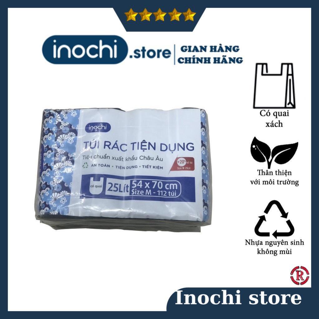 Túi Đựng Rác Sinh Học Tự Hủy Inochi Soji Màu Đen Cuộn Có Quai Mini Đại Chính Hãng Lốc 4 Cuộn