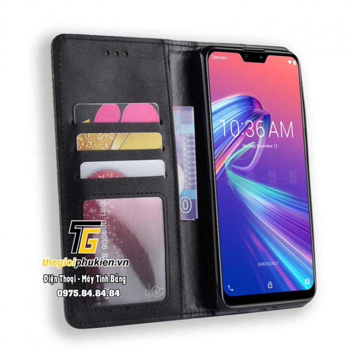 Bao da dạng ví Asus Zenfone Max Plus M2 ZB634KL