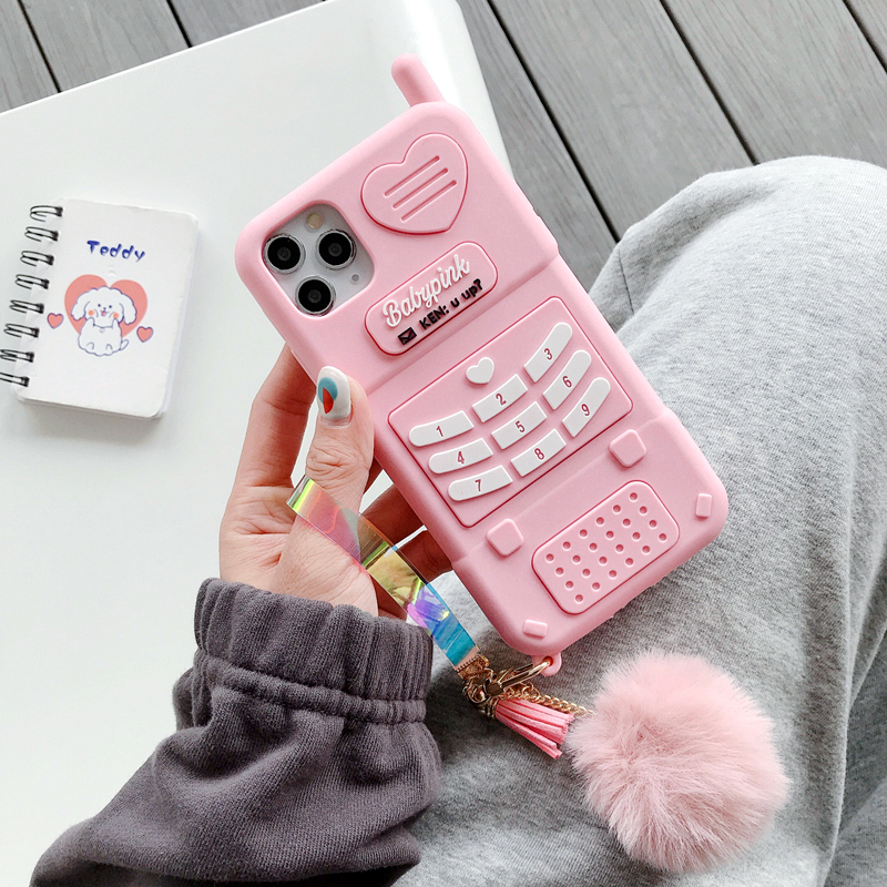 Fashion 3D cute barbie Iphone case cover for Iphone 5/5S 6/6S 6Plus/6splus 7 Plus 8 plus X/XS MAX XR 11 12 Pro Max Soft Back Cover