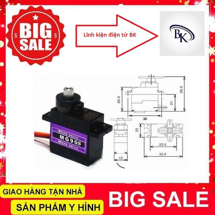 Động cơ servo mg90s