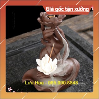 [GÍA GỐC TẬN XƯỞNG] Thác xông trầm, đốt trầm, thác khói ngược Bàn Tay Phật - Trừ tà khí, mang tài lộc 1