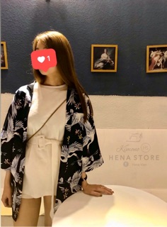 Kimono Hạc Xanh new