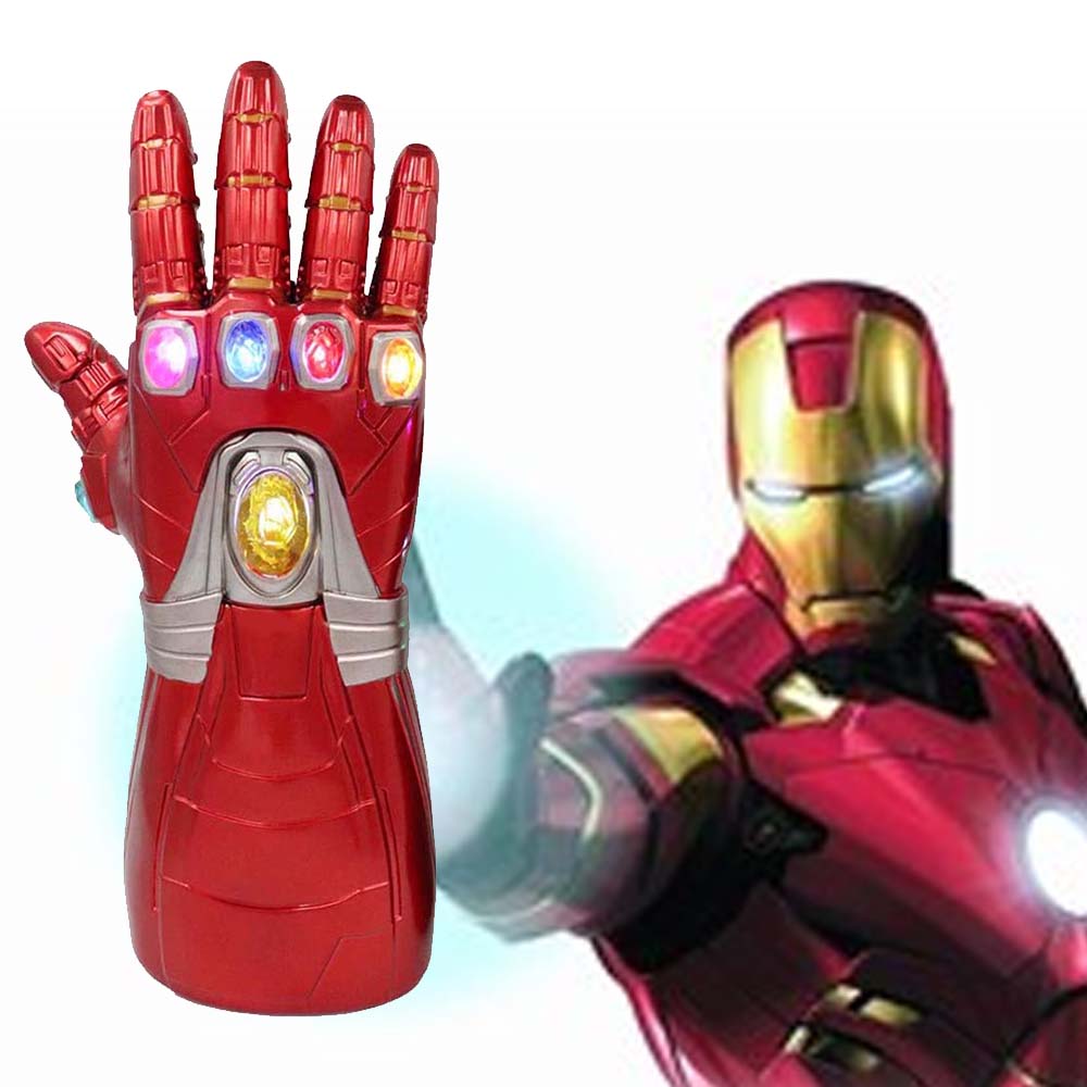Bộ 4 găng tay hóa trang Iron Man Thanos có đèn LED