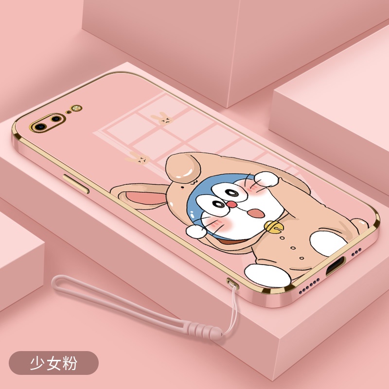 Ốp Điện Thoại Mềm Hình Doraemon Thỏ Hoạt Hình Cho iPhone xr xs max iPhone 7 plus 8plus iPhone 6 6plus i6 6s 7 8 se2 se3
