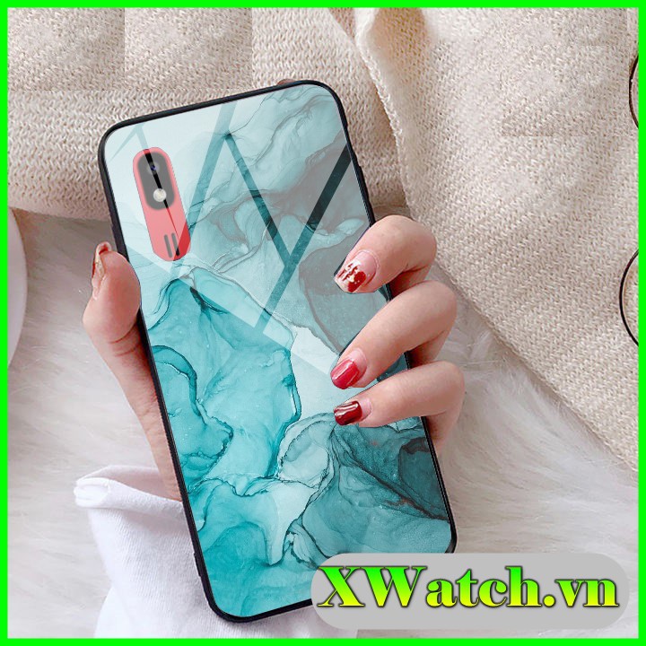 Ốp lưng phủ bóng Oppo Reno 3 Reno 5 Reno 4 pro A1k A3s A5s A5 /A9 2020 A31 2020 A52 A92 A53 A74 A93 Reno 2F F9 vân đá